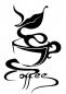 wand tattoo kuche kafee caffee coffee edle wandaufkleber wandsticker wandtattoos