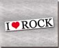 i love rock aufkleber gitarre