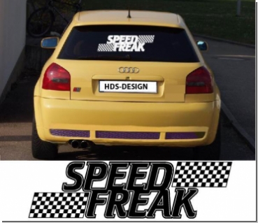 auto aufkleber speed freak
