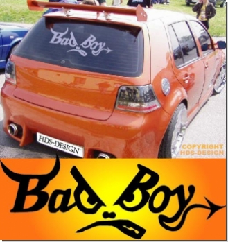 auto aufkleber bad boy