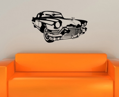 wandtattoo oldtimer classic car aufkleber