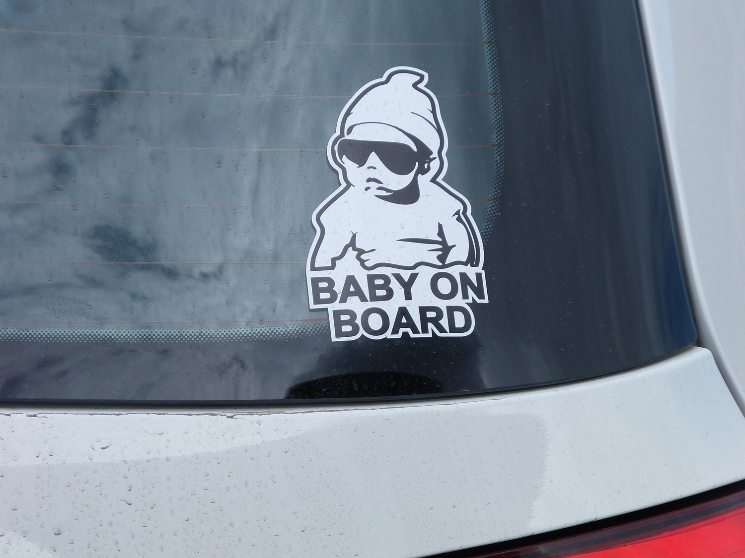 Auto Decal - Baby on Board - Aufkleber aus Car Folie in