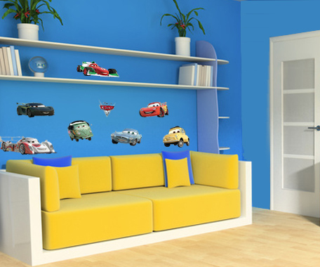 4 Stücke Fahrzeug Muster Aufkleber Für Kinderzimmer Wand, Auto Dekoration,  Lern-diy Selbstklebendes Material, aktuelle Trends, günstig kaufen