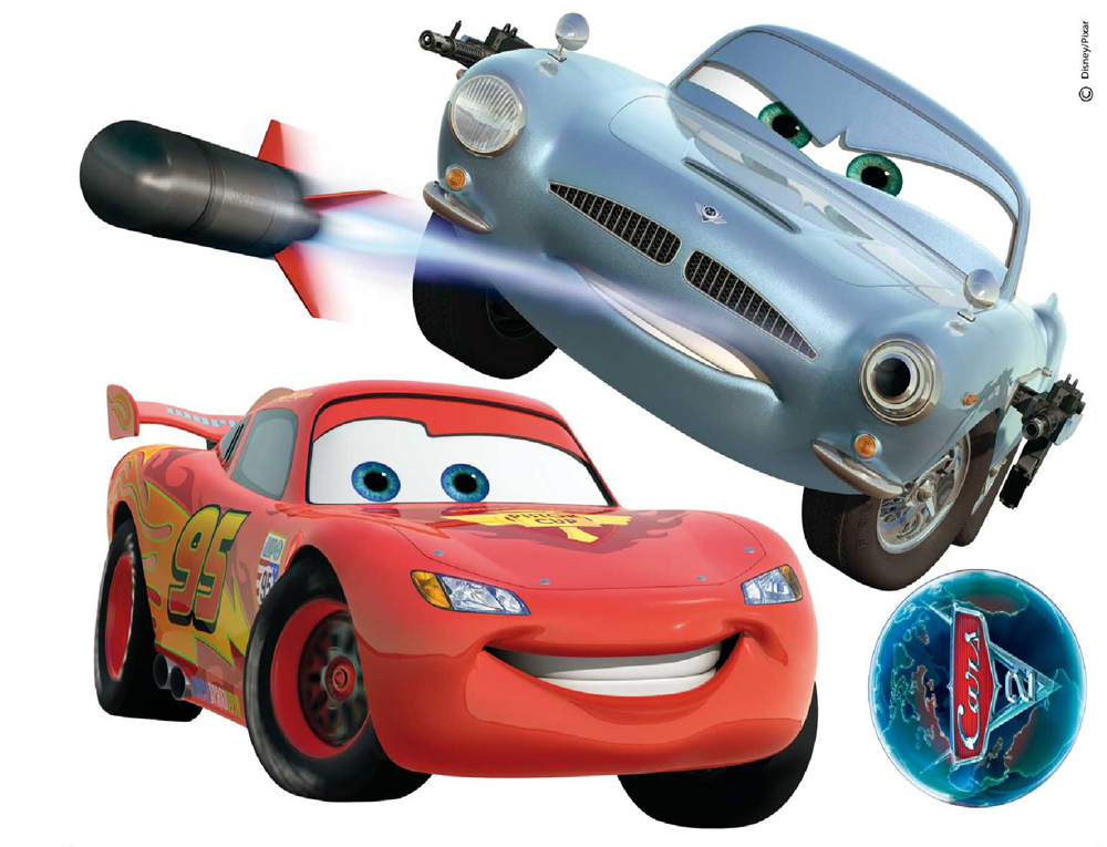 Disney Wandtattoos Cars Kinderzimmer Deko - Aufkleber Lizenzprodukt