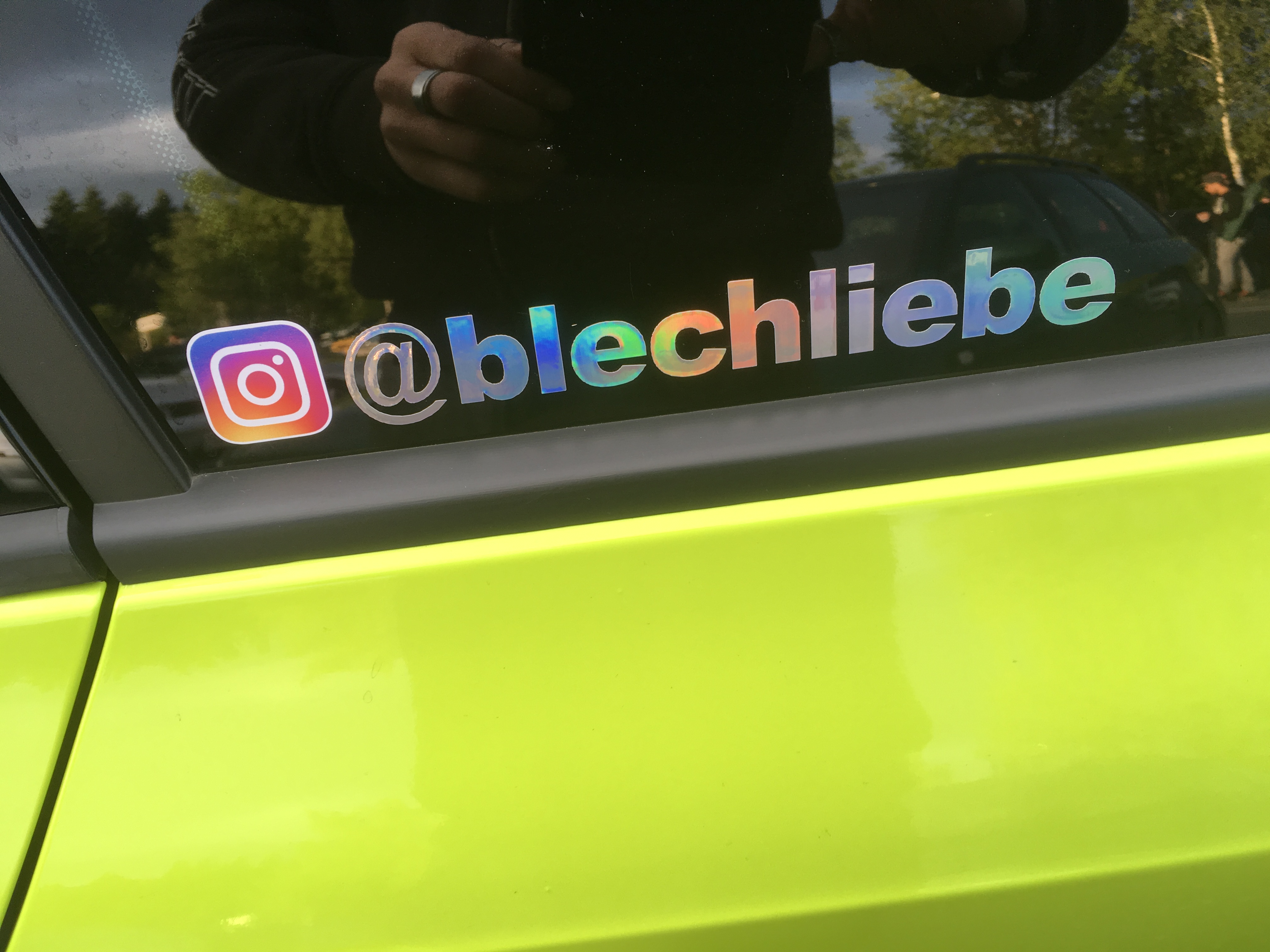 2x Instagram Aufkleber Sticker Auto [Verschiedene Farben] ✓
