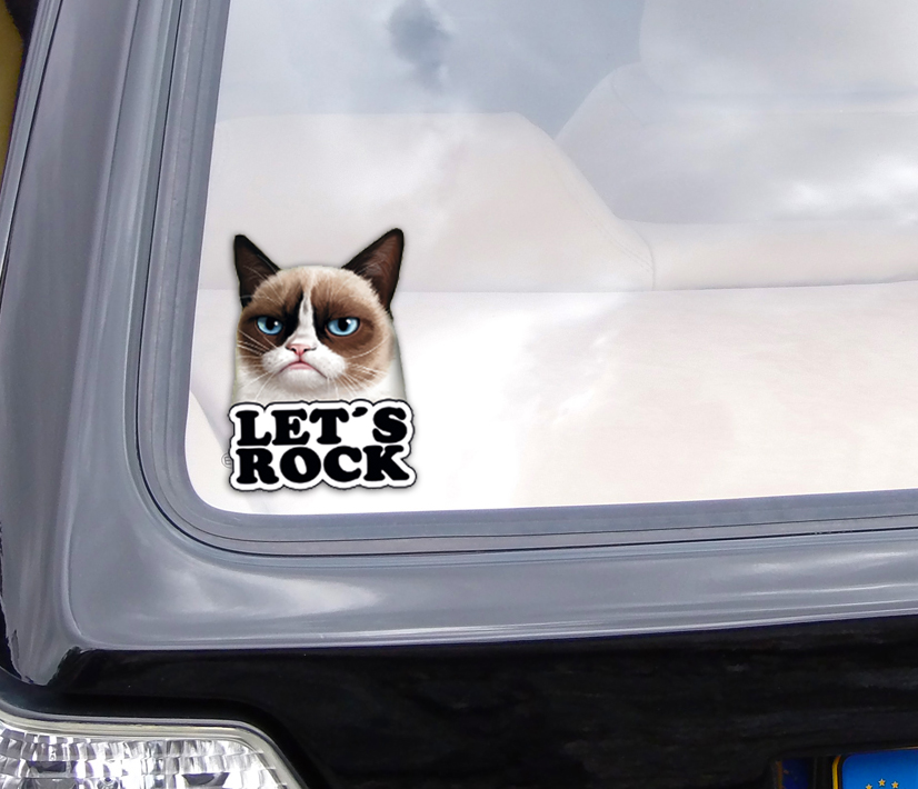 Kultaufkleber Katze Jdm Tuning Rock Cat Sticker